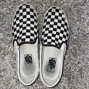 Women’s checkered Vans Size 8.5